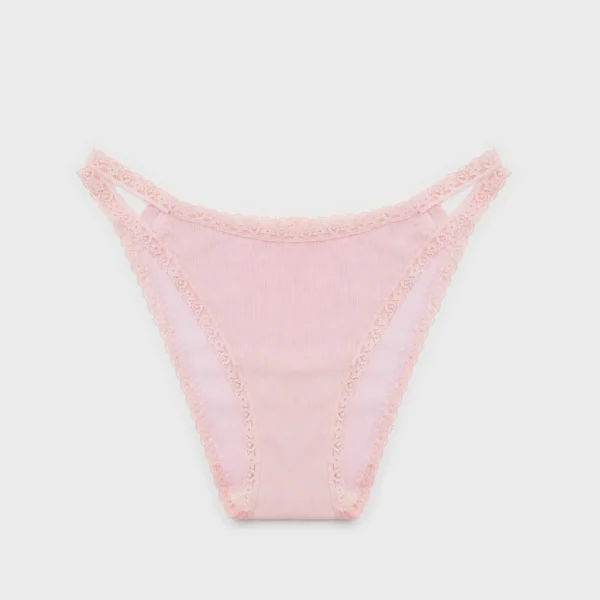 quần tanga ren lưới hồng baby