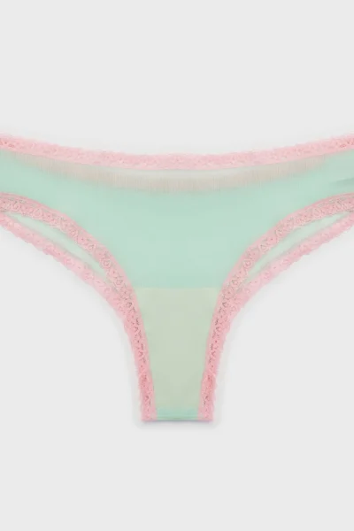 quần hipster ren lưới xanh mint hồng